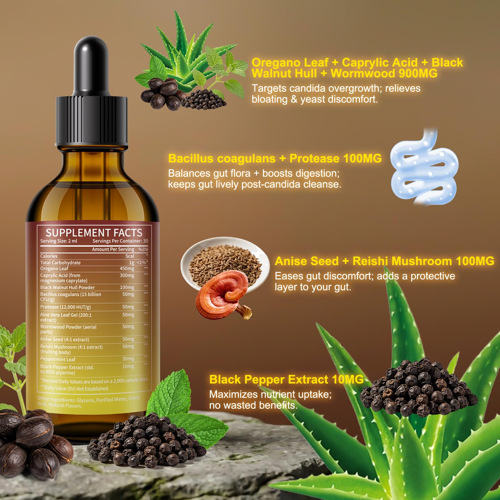 Newpie acido caprilico: ingrediente clave para apoyar el equilibrio intestinal.