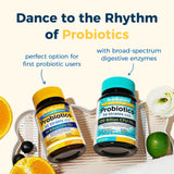 NewRhythm Probiotics estable a temperatura ambiente para almacenamiento cómodo.