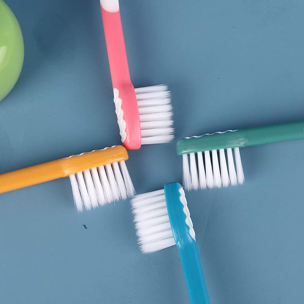 newrichbee cepillo infantil ciervo azul, diseño alegre para cepillarse