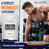 Newtrivy Creatina Monohidrato al 99,9% de pureza para dosis consistentes.