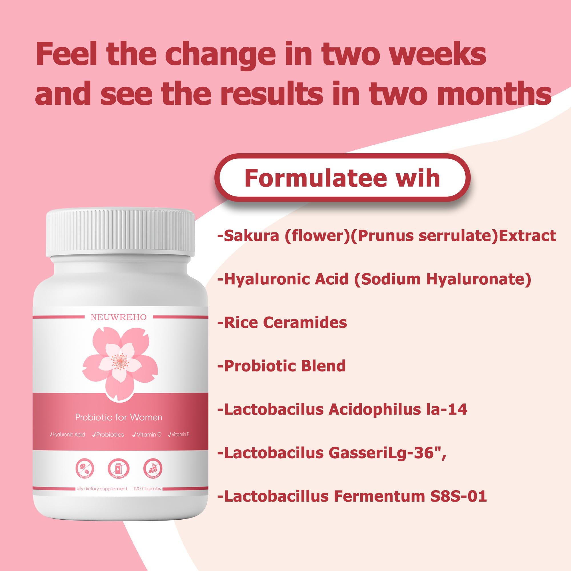 NEWUREHO Vitamina C: antioxidante que favorece brillo y salud de la piel.