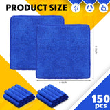 Newwiee paño de microfibra azul, detalle suave para superficies delicadas.