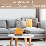 NEWYID efecto-luz-llama para un ambiente cálido y acogedor.