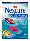 Nexcare curitas resistentes al agua con diseños divertidos para niños.