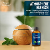Cuidado de la piel con aceite de menta Nexon Botanics, dilución segura.