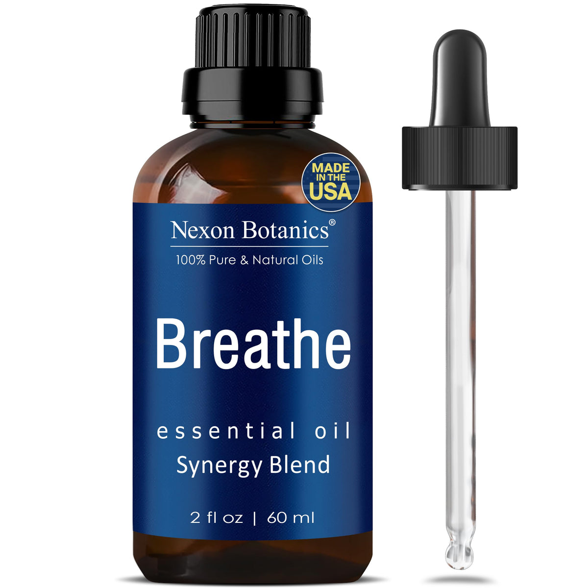Nexon Botanics Breathe: botella de aceite esencial para aromaterapia.