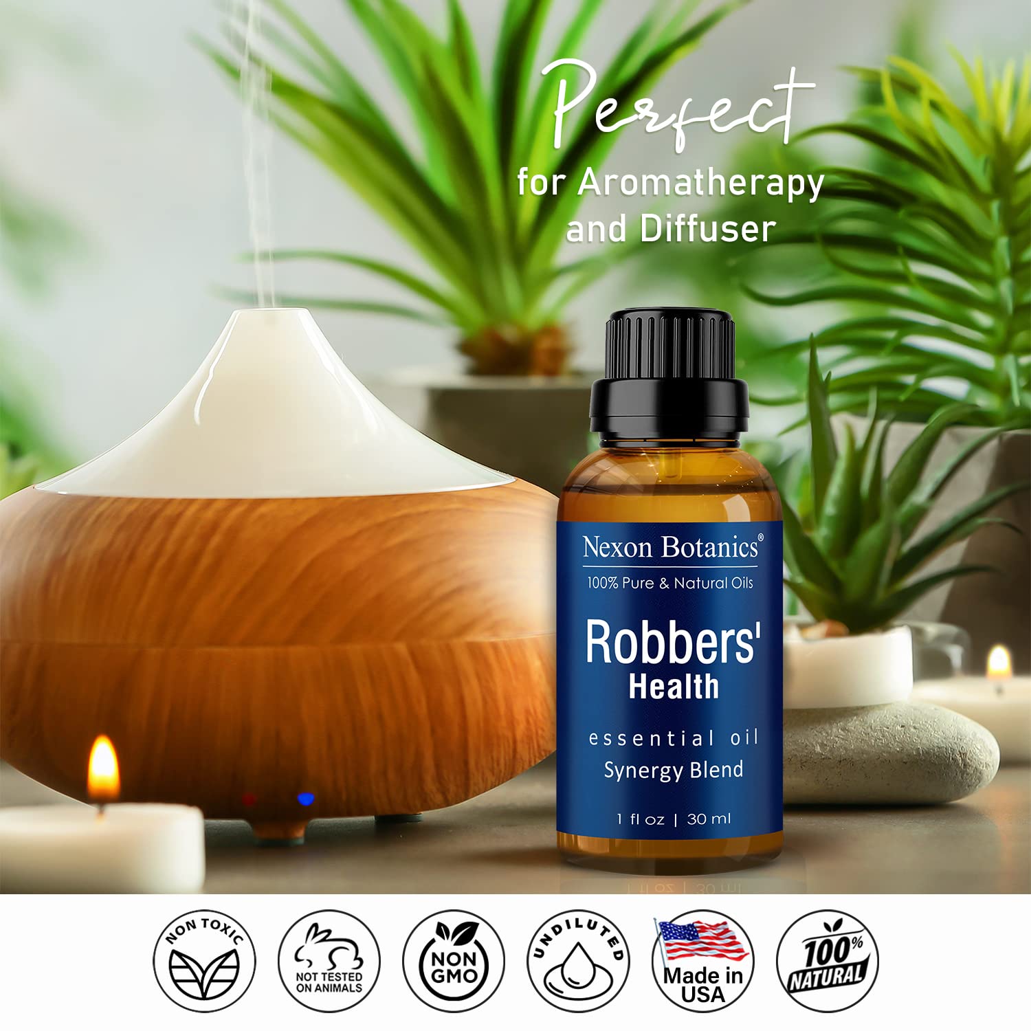 Nexon Botanics Robbers: aroma cítrico para perfumar y mejorar la atmósfera