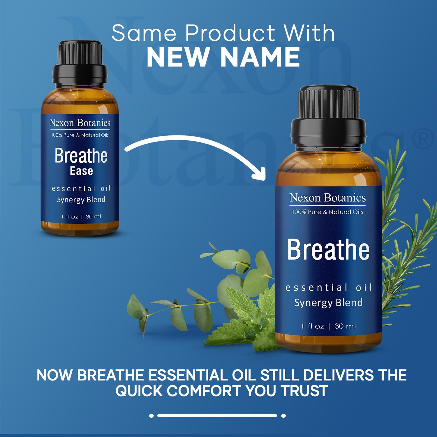 Nexon Botanics Breathe, vapor aromático suave para momentos de relajación.