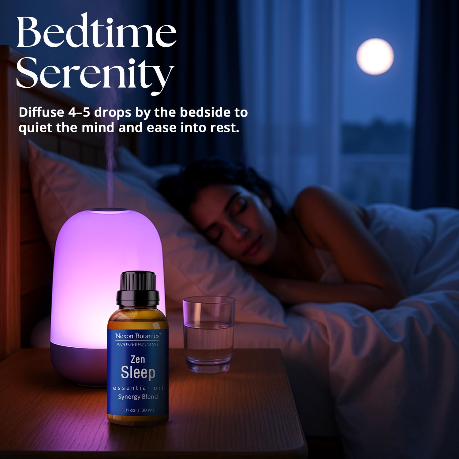 Etiqueta de Nexon Botanics Zen Sleep libre de hexano