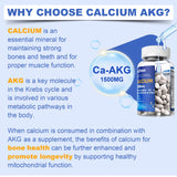 Nextdia Calcio AKG Liposomal 1500mg, etiqueta frontal, información clara sobre nutrientes.