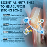 Nextdia calcio citrato 1000 mg, núcleo líquido interior, textura y absorción potencial