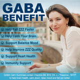 Nextdia GABA Gummies ingredientes clave para apoyo a la relajación y ánimo.