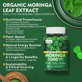 Nextdia gomitas Moringa, etiqueta sin azúcar para una opción ligera.