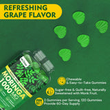 Nextdia gomitas Moringa textura suave, fáciles de masticar.