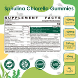 Nextdia gomitas spirulina-chlorella, textura suave y masticable.