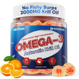 Empaque de Nextdia Liposomal Krill Omega-3 Gummies para una dosis diaria conveniente.