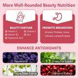 Nextdia cápsulas premium con plantas y vitaminas para piel, cabello y uñas.