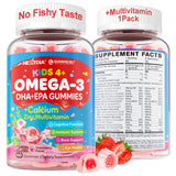 Envase de Nextdia Omega-3 Gummies para niños, fácil de incorporar a la rutina diaria.