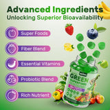 Nextdia Super Greens sin gluten y sin lactosa, sabor uva