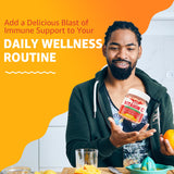 Nextdia Vitamina C gominolas sin azúcar, exterior naranja con relleno de durazno