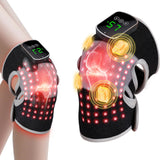 NGCES rodillera con terapia de luz roja y cuatro zonas de vibración para alivio potencial del dolor