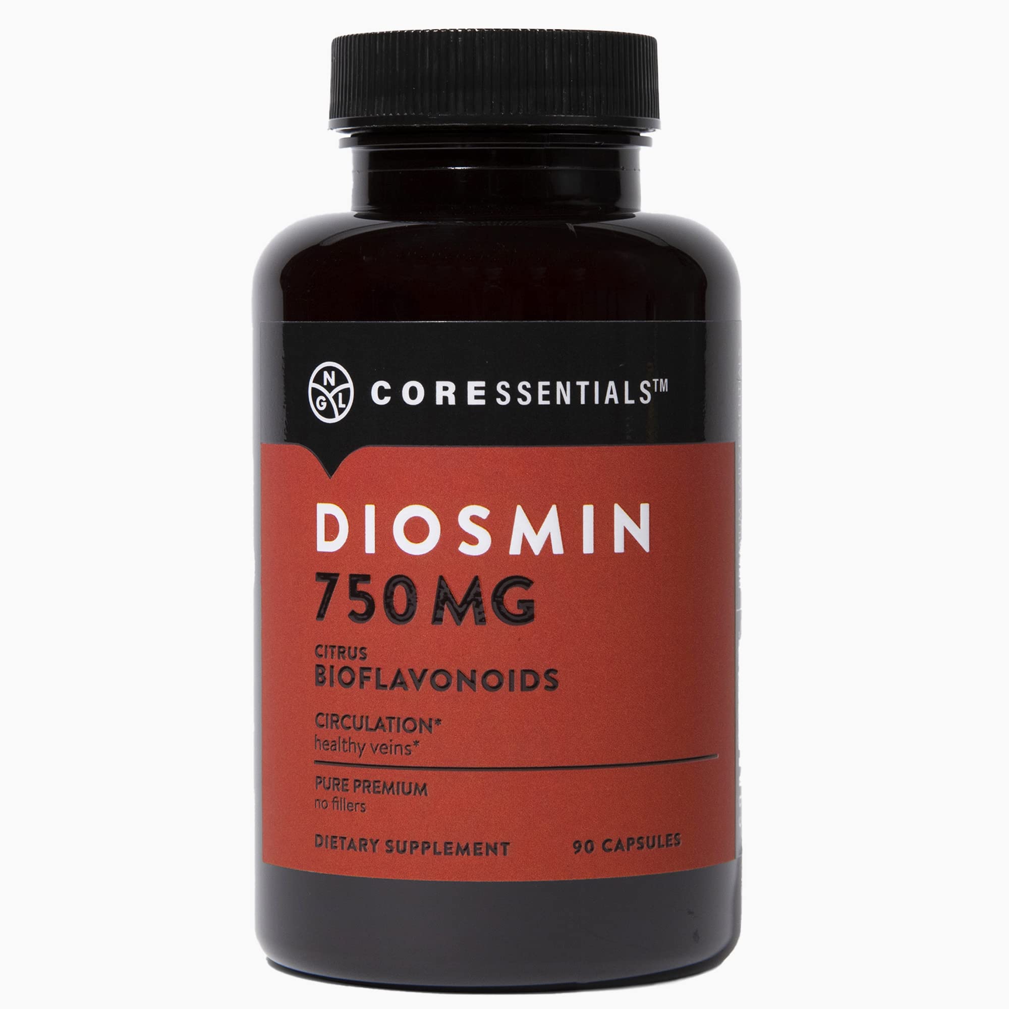 NGL Diosmina Pura 750 mg, botella: apoyo a la circulación venosa diaria.