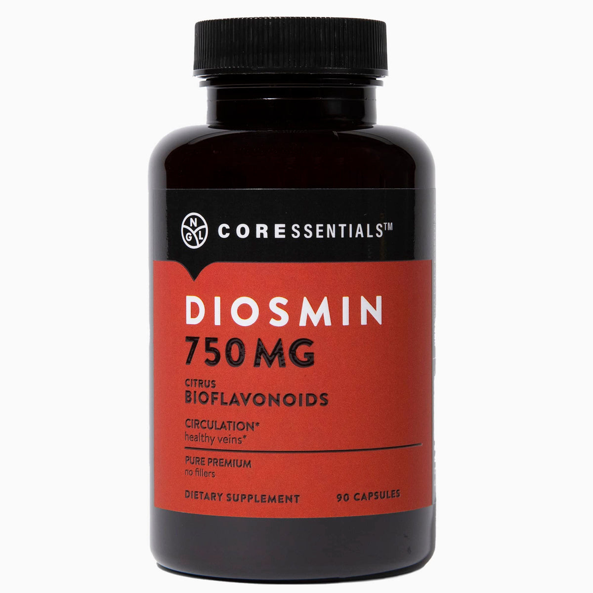 NGL Diosmina Pura 750 mg, botella: apoyo a la circulación venosa diaria.