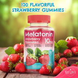 NGU empaque de 120 gomitas de melatonina, set completo para uso regular.