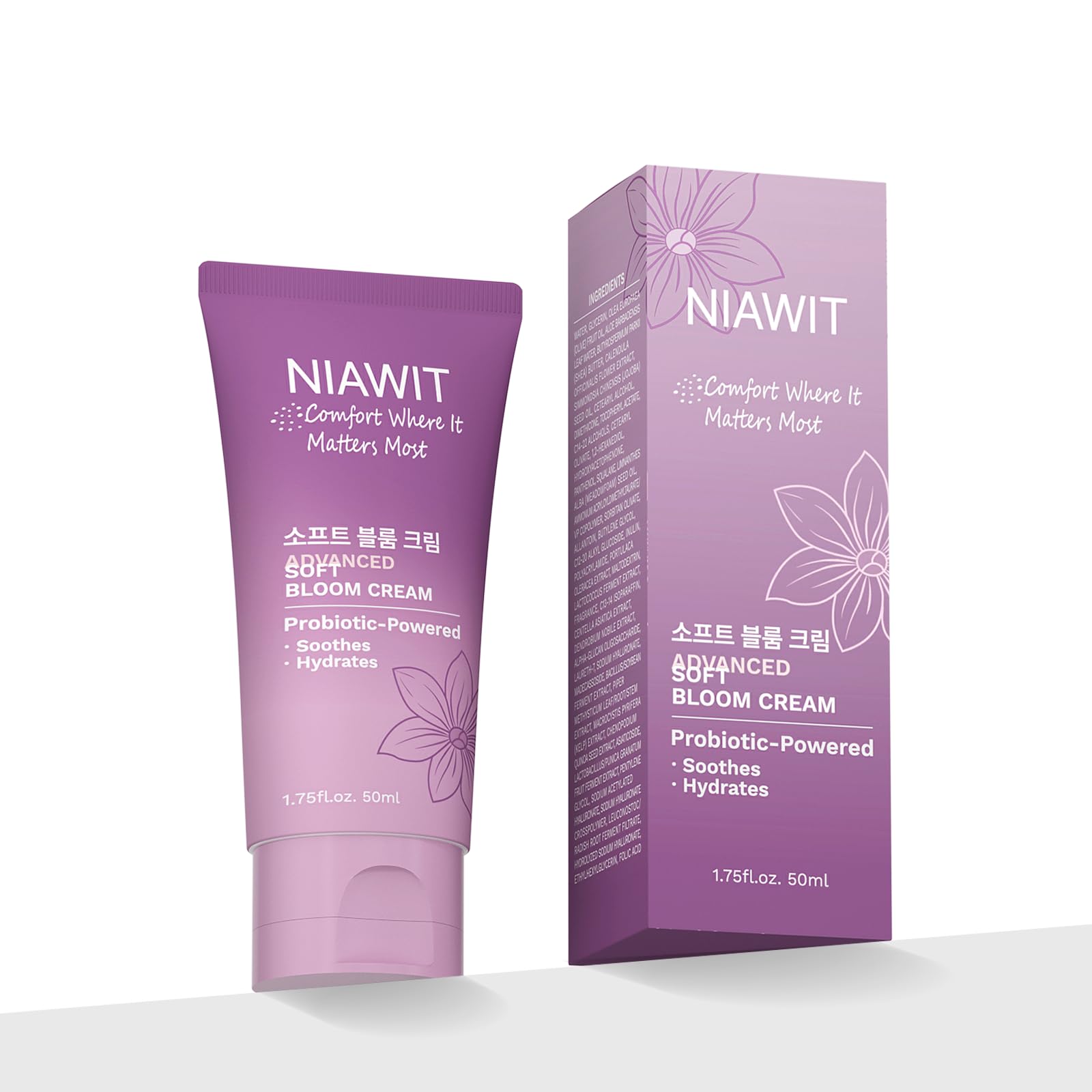 NIAWIT Crema de estrógeno en frasco de 50 ml para uso diario
