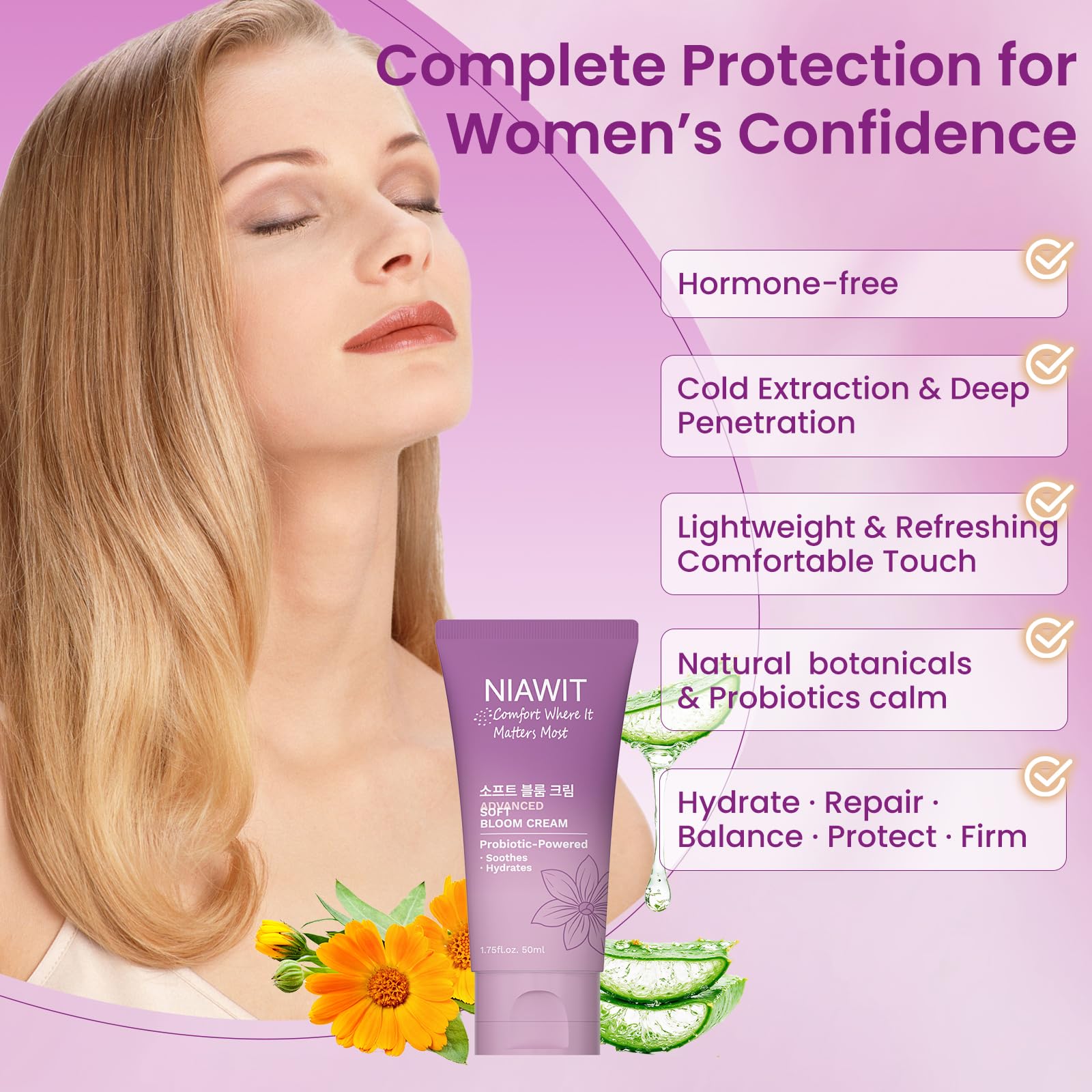 Uso nocturno recomendado para confort durante la menopausia