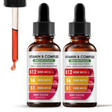 Nichalous Vitamina B12 frambuesa frasco: sabor agradable y apoyo a la energía diaria.