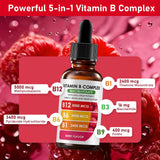 Nichalous Vitamina B12 frambuesa gotero: absorción rápida para mayor claridad.