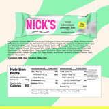 N!CK'S barra proteica menta-chocolate con textura cremosa ideal para merienda