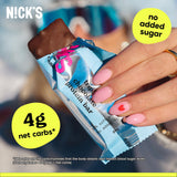 barra N!CK'S chocolate triple, sin azúcares añadidos para snack consciente