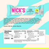 Nick’s Barras proteína crujiente galleta chocolate textura crujiente para disfrutar entre sesiones.