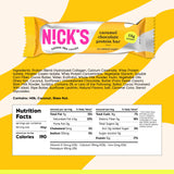 N!CK'S Barrita Chocolate Caramel interior proteico, núcleo fudoso para satisfacer antojos.