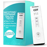 NICOTESTS kit de prueba de nicotina en saliva, listo para usos educativos y laborales.