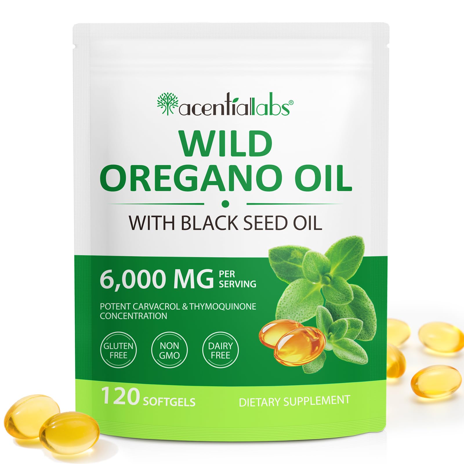 NIFEISHI capsulas de aceite de oregano en bote para uso diario