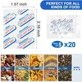 NIKUY absorbentes oxigeno 500cc para alimentos secos, protección y durabilidad