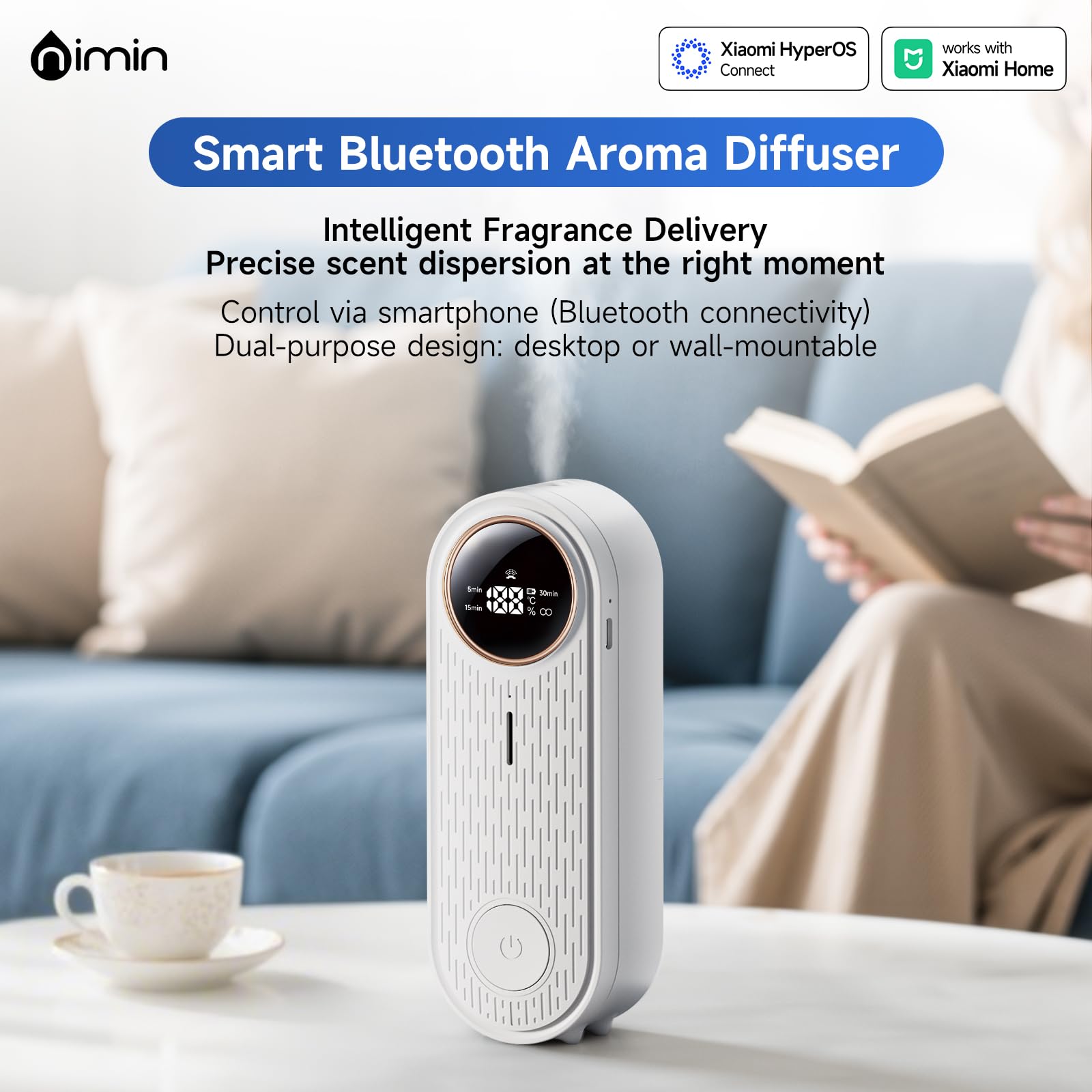 Nimin control-aplicacion-movil permite ajustar aromas desde tu teléfono