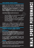 Ninja Sports Performance HydroStrike Combat Blend botella lista para recargar energía.
