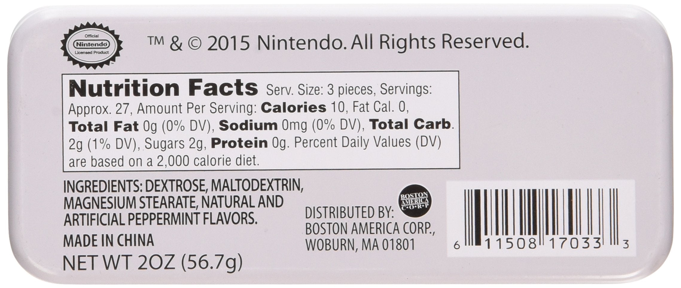 Nintendo Power Mints: lata de menta reutilizable para compartir