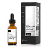 NIOD Complejo Hialurónico Multimolecular en bote para hidratación profunda y piel suave.
