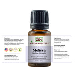 Nirvana Nurture Melissa envase de 10 ml, práctico y compacto.