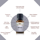 Nirvana Nurture Melissa para masaje relajante con aceite portador.