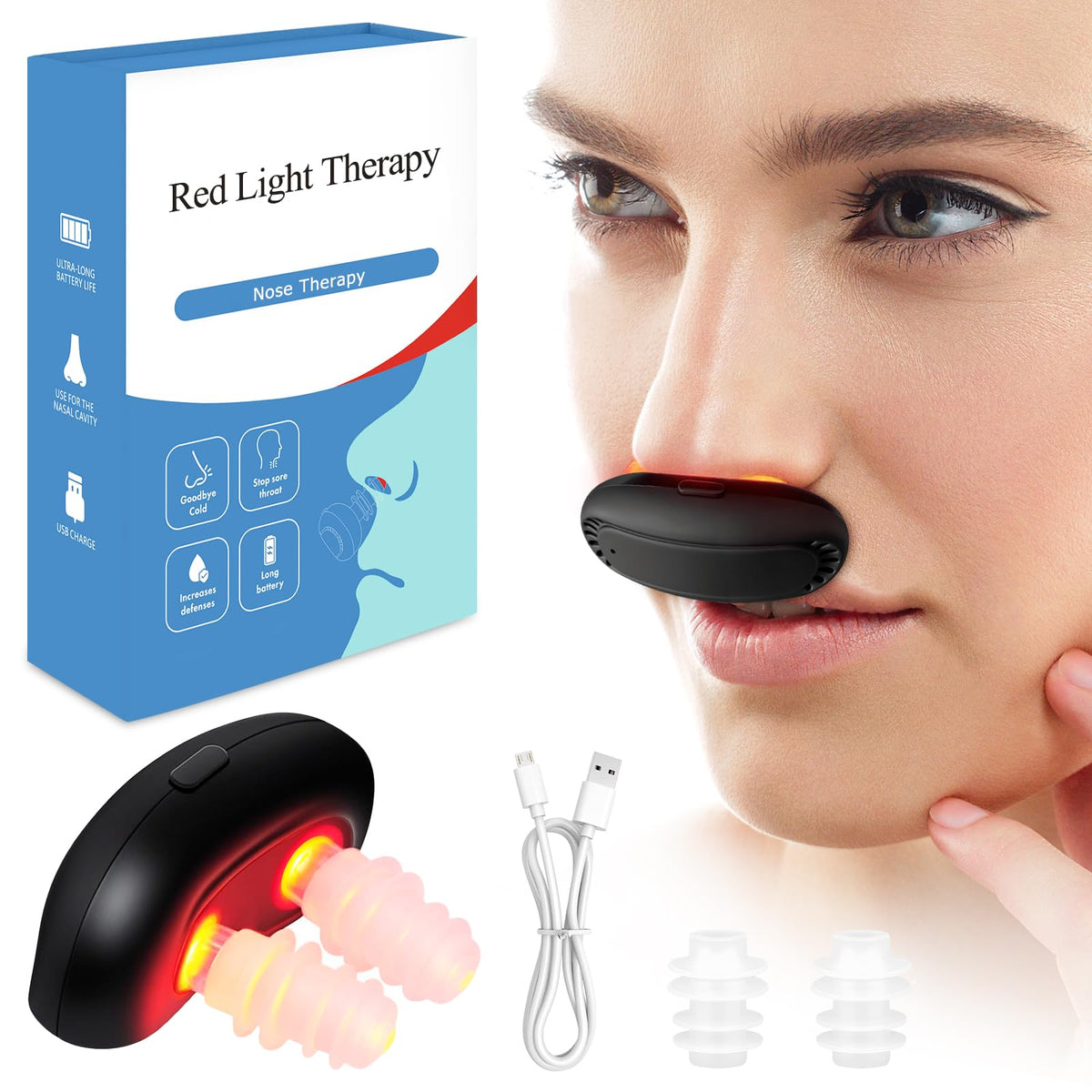NISAIKLUZ dispositivo-terapia-nasal-luz-roja para confort nasal.
