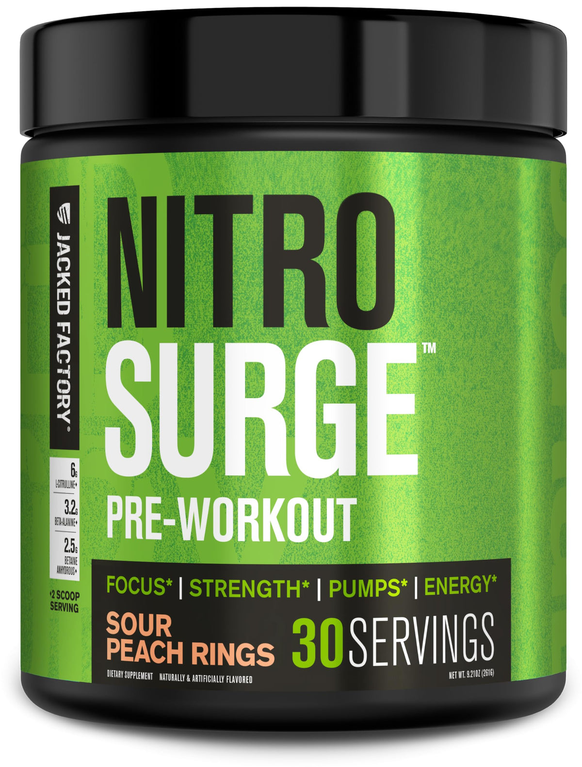 Nitrosurge botella-vertiendo: energía sostenida para entrenamientos largos.