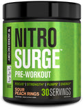 Nitrosurge botella-vertiendo: energía sostenida para entrenamientos largos.