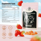 NIUSISE Balance gomitas en mano, sabor piña para snack diario.
