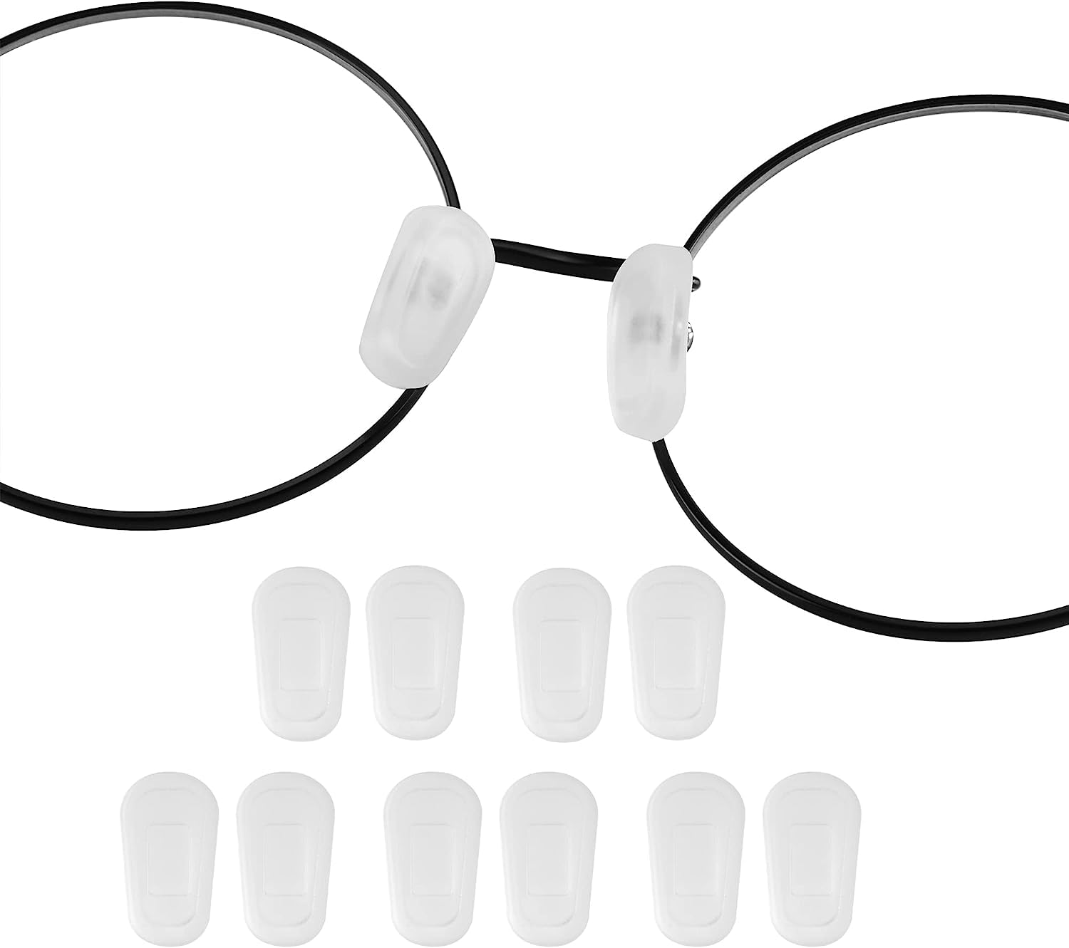 NLQHOPTS cubiertas nariz gafas silicona suave para mayor comodidad y ajuste.